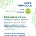 Affiches soiree thematique developper sa presence